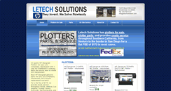 Desktop Screenshot of letechsolutions.com